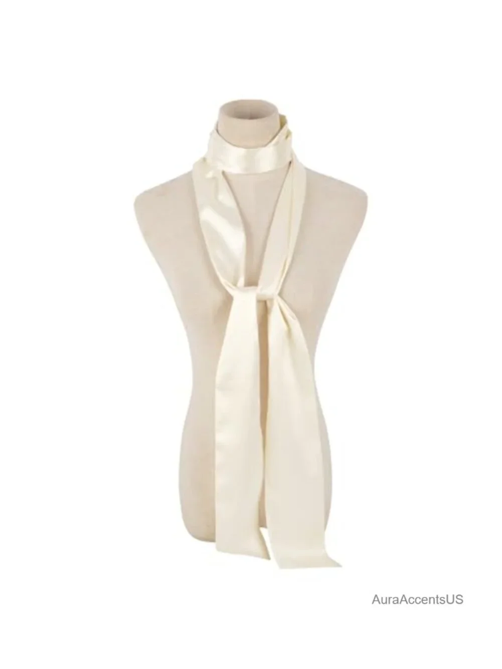 Extra Long Narrow Silk Like Ribbon Scarf Neck Tie Choker Waist Belt